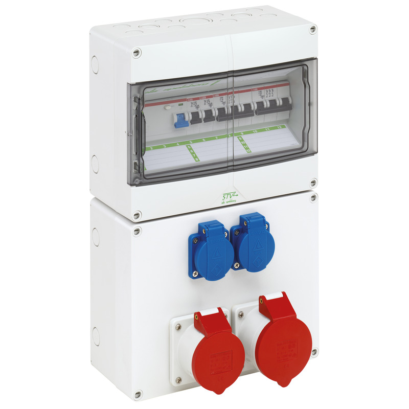 Socket outlet combination - STV 1222-K