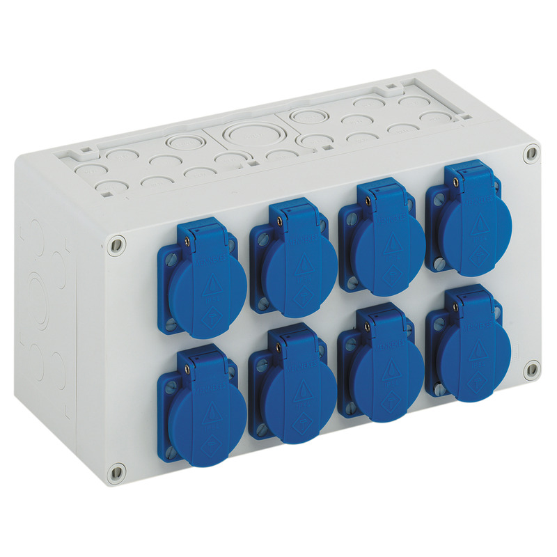 Socket outlet combination - AKi 1-1S