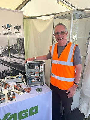 The WAGO demo unit is intended to be presented at customer premises,
as well as being displayed at trade fairs and exhibitions.