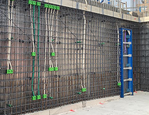 Spelsberg IBT enclosures are suitable for installation in in-place concrete and prefabricated elements.