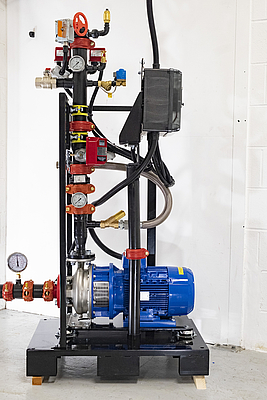 Sprinklers are an essential component of a building’s fire protection system.