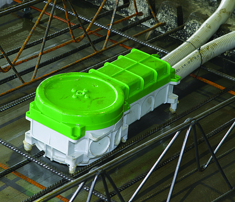 The Spelsberg solution reduces build time when using prefabricated, reinforced concrete panels.