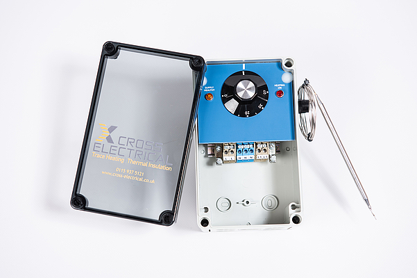 Spelsberg enclosure with Cross Electrical’s branding printed directly onto the housing.