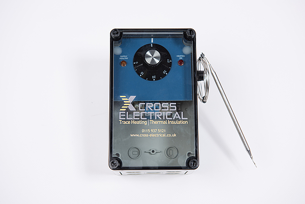 Thermostat enclosures are durable industrial components.