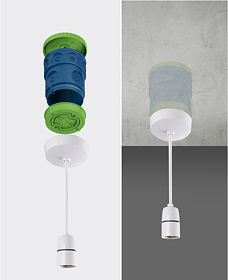 Spelsberg IBT range for lighting in pre-cast and in-situ construction projects.